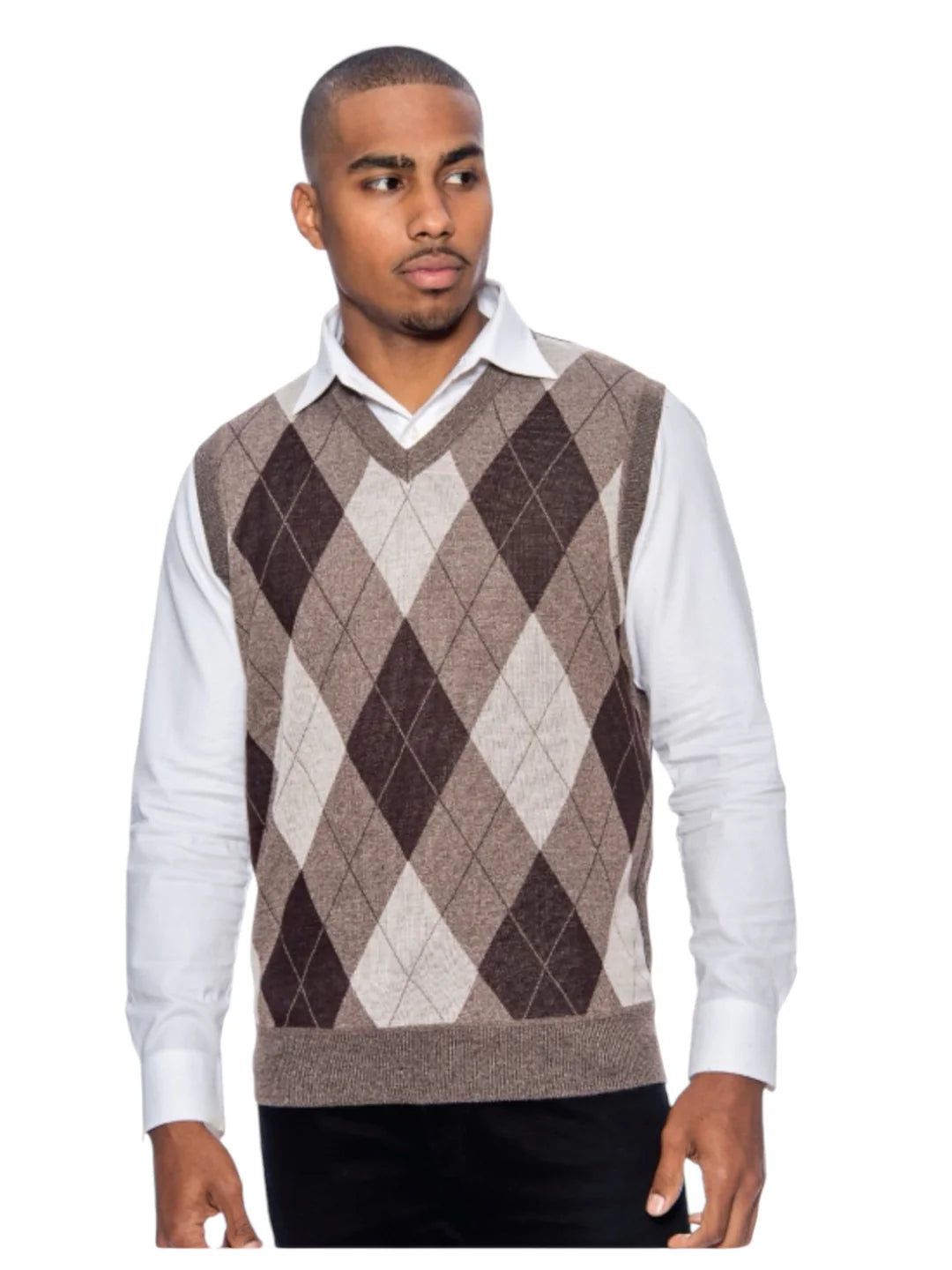 FOXTROT CLOTHING ARTICLE #3912 Neck Sleeveless Sweater Mens