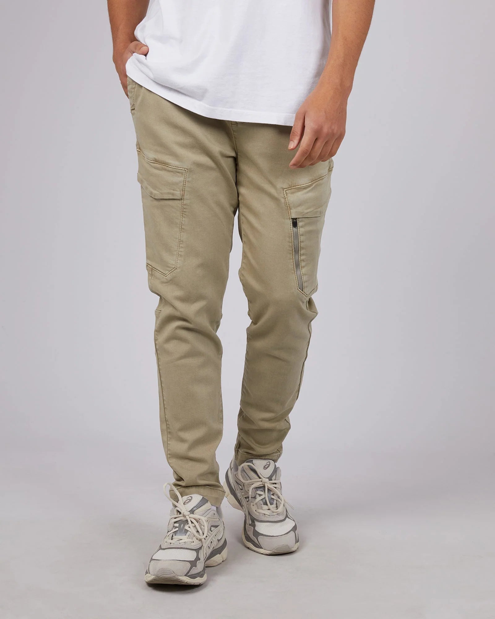 FOXTROT CLOTHING ARTICLE #3909 Inset Cargo Pant Tan