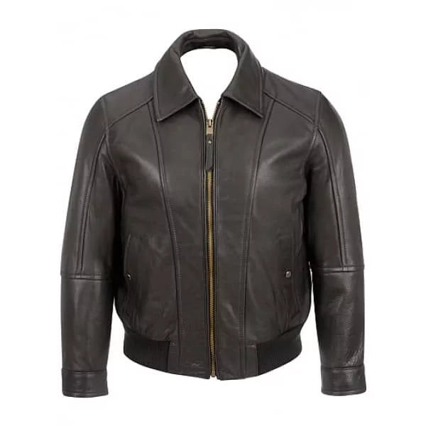FOXTROT CLOTHING ARTICLE #3914 Classic Black Bomber Jacket
